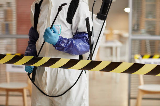 Professional Biohazard technician working in Brentwood, NY